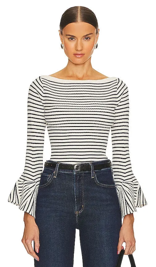 A.L.C. Aster Top in Ivory