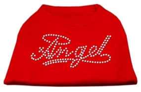 Angel Rhinestud Shirt Red L (14)