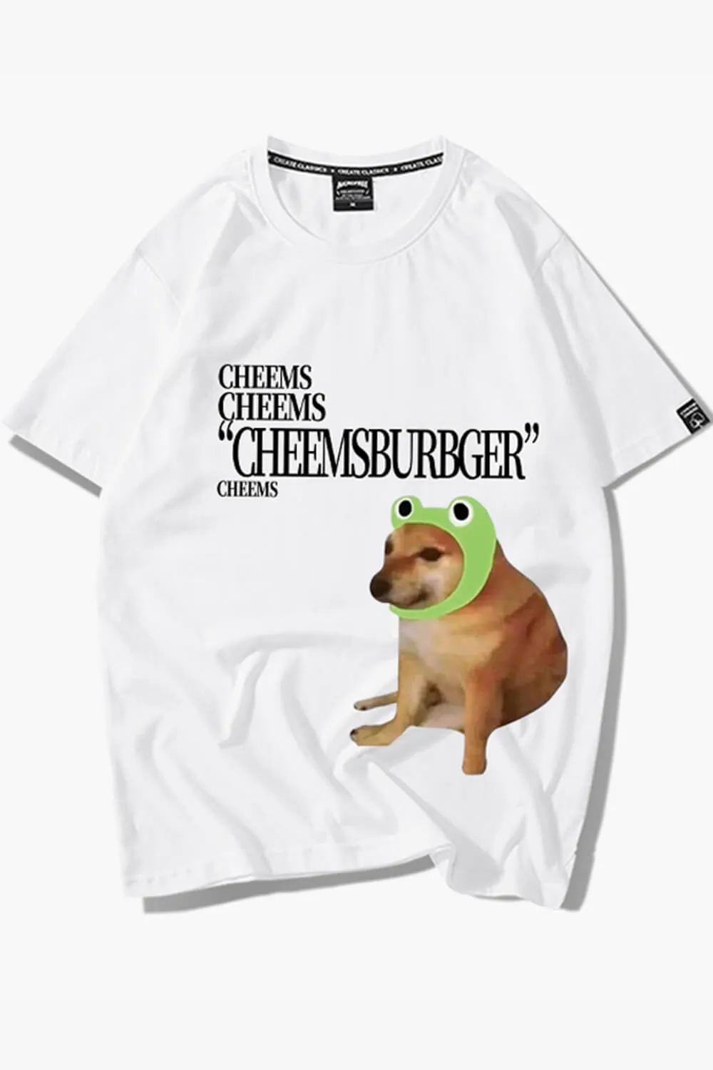 Cheemsburger Dog T-Shirt Meme Aesthetic