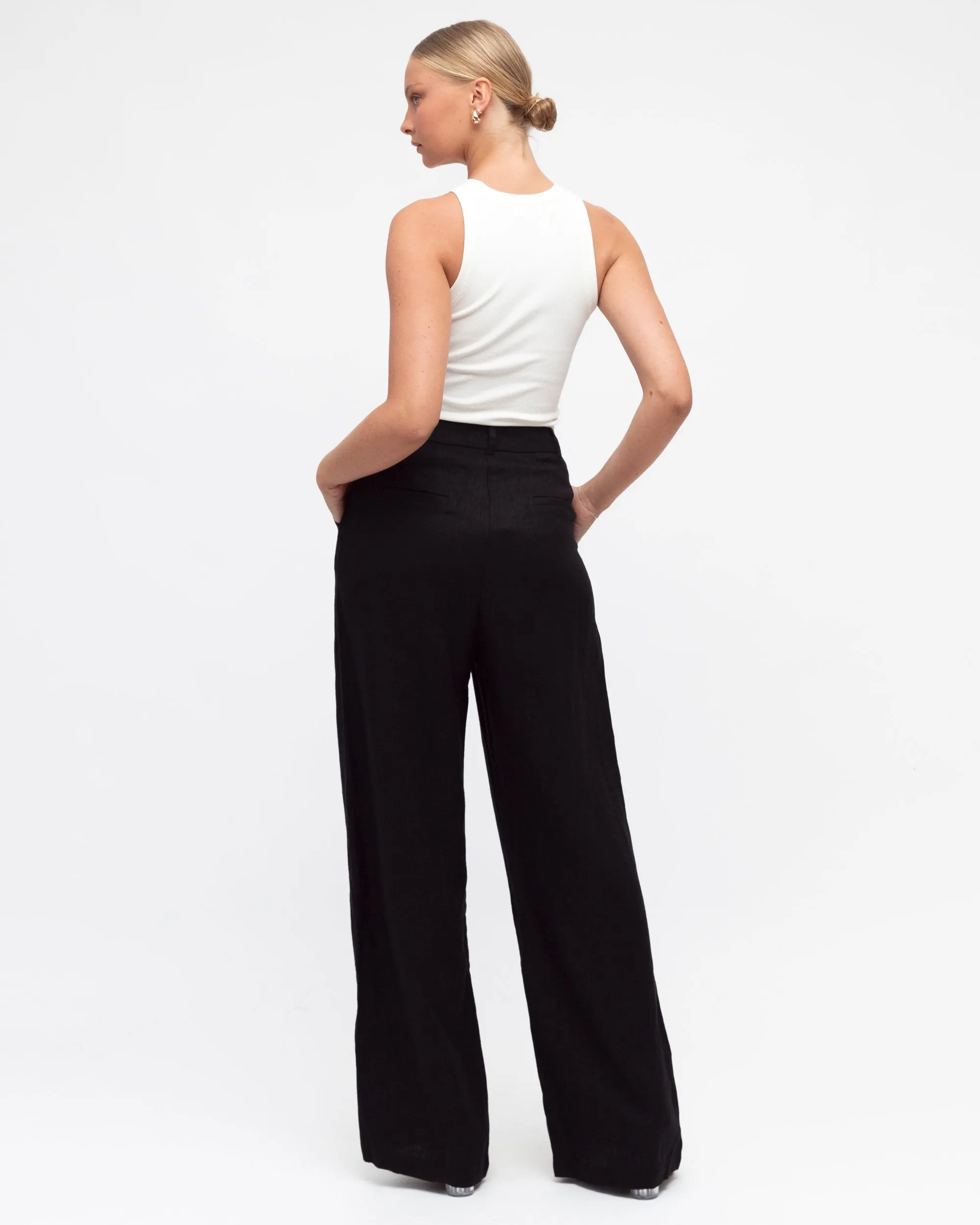 CHLOE 100% LINEN PANT