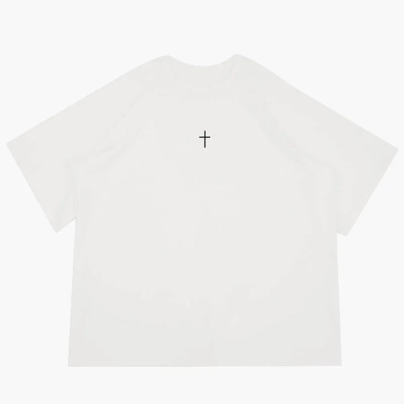 Cross Embroidery Darkcore T-Shirt