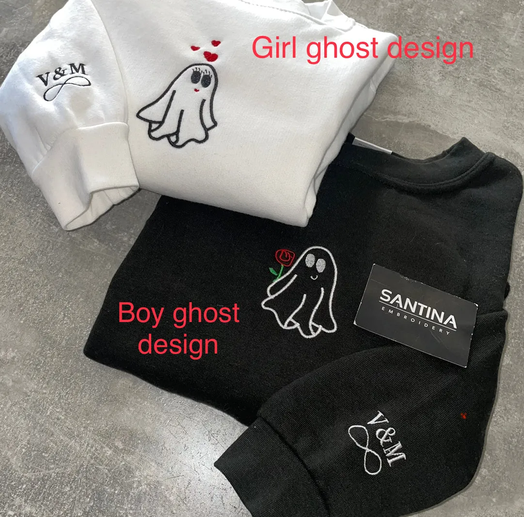 cute sheet ghost lovers Halloween sweatshirt / hoodie