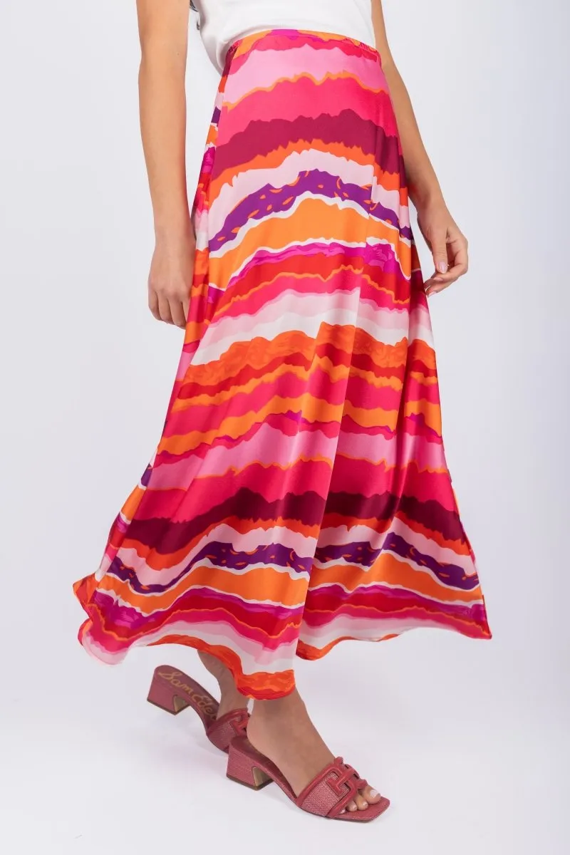 DAKOTA SKIRT (RED MULTI)