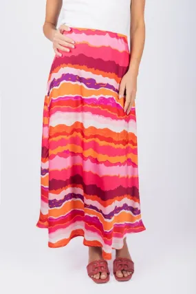 DAKOTA SKIRT (RED MULTI)