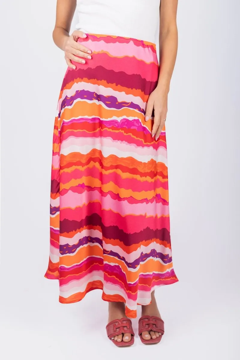 DAKOTA SKIRT (RED MULTI)
