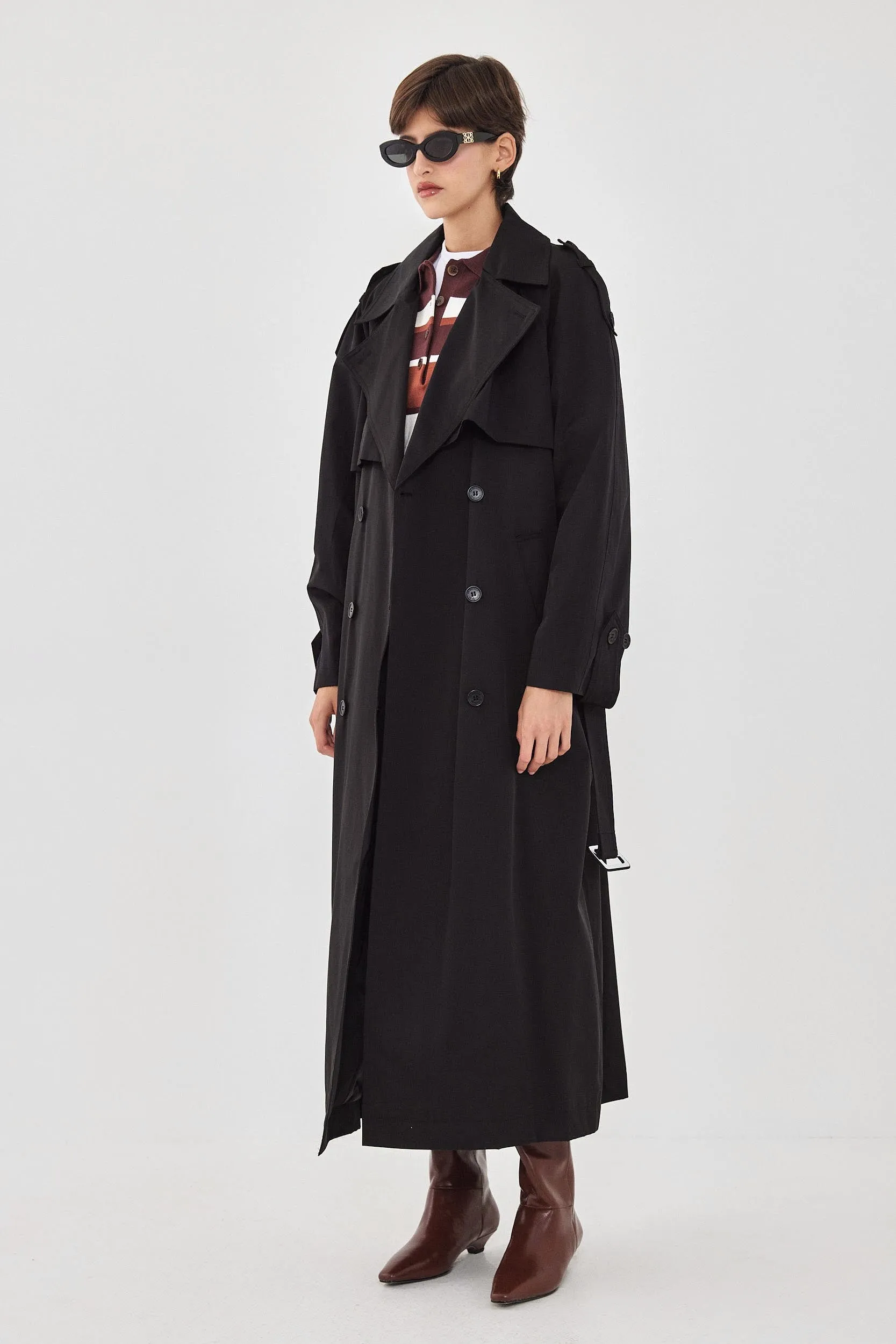 Double Breasted Trench Coat