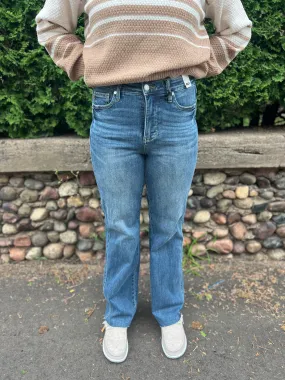 Judy Blue Mid Rise Vintage Straight Jean