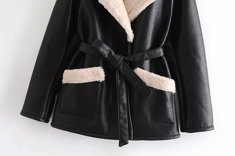 PREMIUM BLACK LEATHER AVIATOR JACKET
