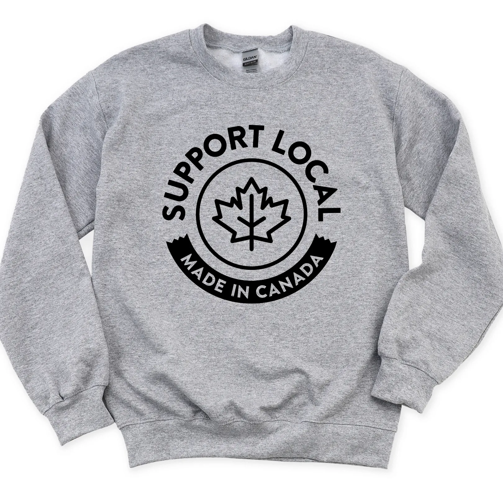 Support Canada - Crewneck Sweatshirt - Toddler to Youth (2 colour options)