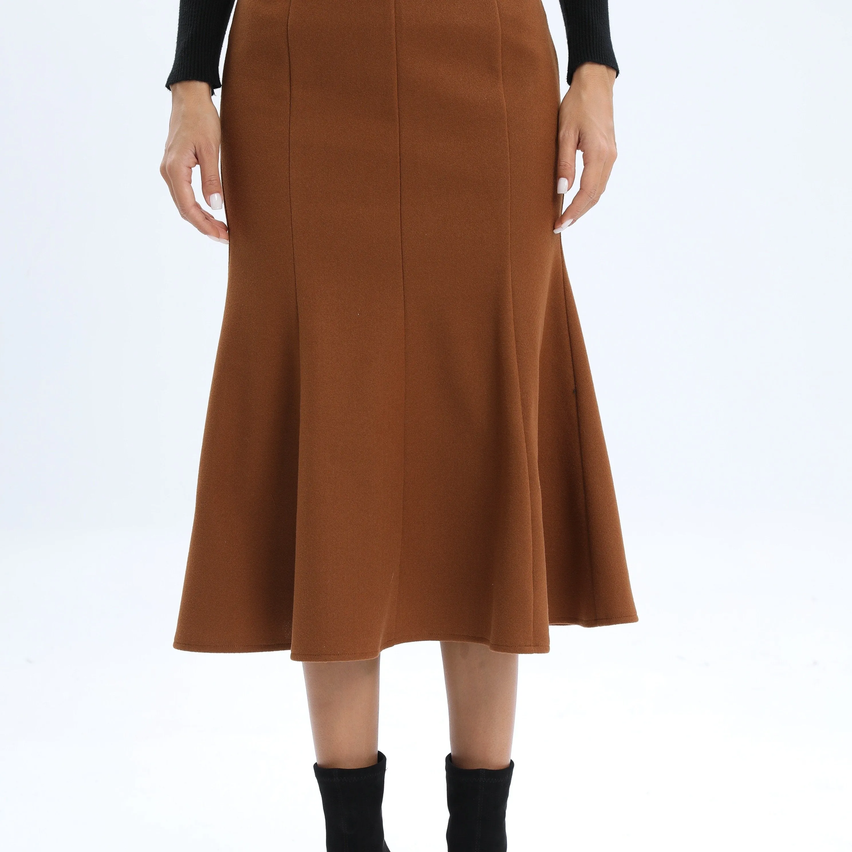 Women's Fashion Lantern Solid Skirts